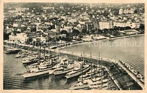 AK / Ansichtskarte Cannes Alpes Maritimes Hafen Fliegeraufnahme Kat. Cannes