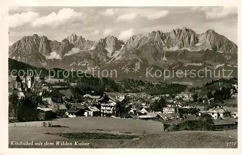 AK / Ansichtskarte Kitzbuehel Tirol Panorama Wilder Kaiser Kat. Kitzbuehel