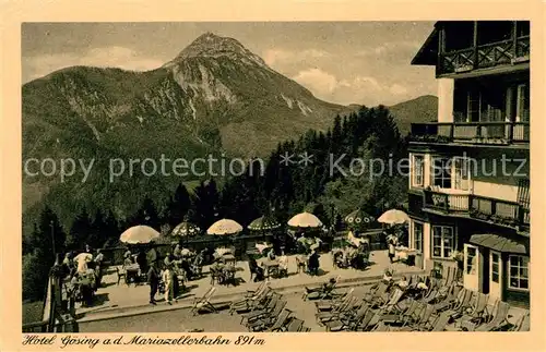AK / Ansichtskarte Mariazellerbahn  Hotel Goesing Terrasse Kat. St. Poelten