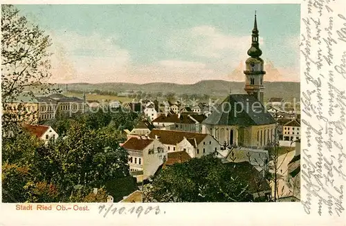 AK / Ansichtskarte Ried Oberinntal Kirche Panorama Kat. Ried im Oberinntal