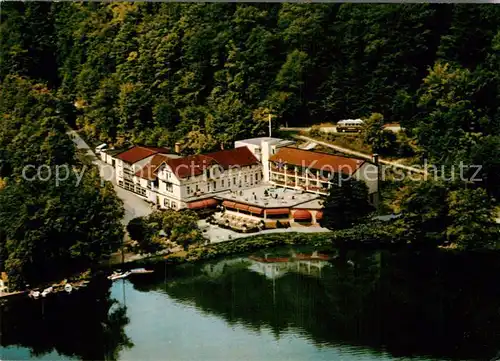 AK / Ansichtskarte Bad Lauterberg Kurhotel Wiesenbeker Teich Fliegeraufnahme Kat. Bad Lauterberg im Harz