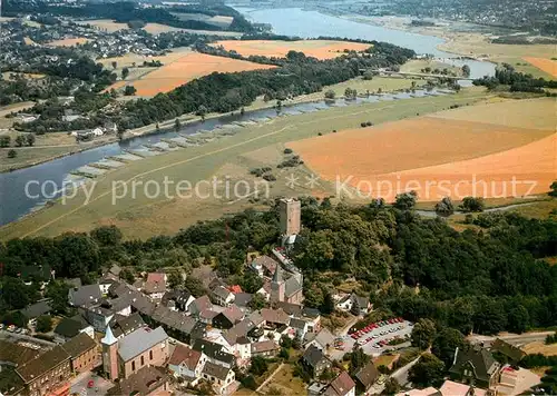 AK / Ansichtskarte Blankenstein Ruhr Fliegeraufnahme Burg Blankenstein Freizeitzentrum Kemnade Kat. Hattingen