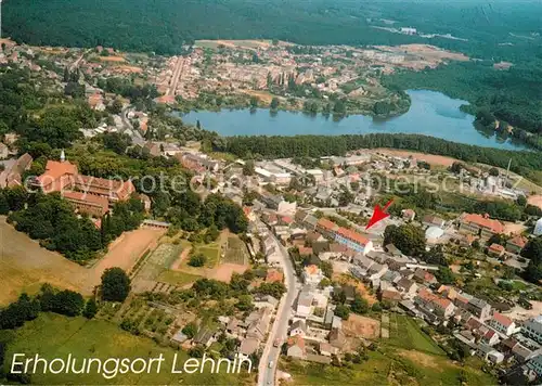 AK / Ansichtskarte Lehnin Fliegeraufnahme Hotel Markgraf Kat. Kloster Lehnin