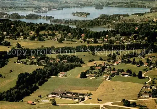 AK / Ansichtskarte Murnau Staffelsee Fliegeraufnahme Alpenhof Motel Murnau