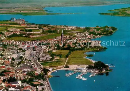 AK / Ansichtskarte Schleswig Schlei Fliegeraufnahme Kat. Erfde