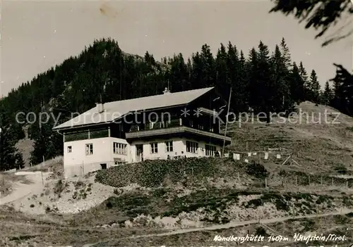 AK / Ansichtskarte Kufstein Tirol Wandberghuette  Kat. Kufstein