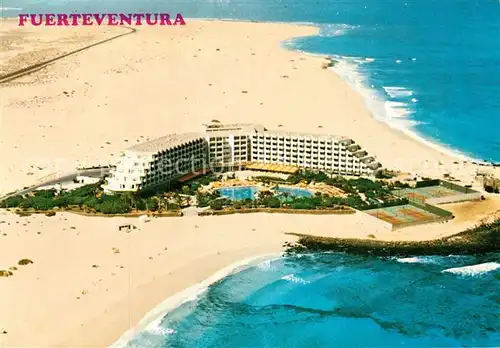 AK / Ansichtskarte Corralejo Hotel Tres Islas Fliegeraufnahme Kat. La Oliva Fuerteventura