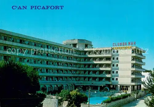 AK / Ansichtskarte Can Picafort Mallorca Hotel Clumba Mar Kat. Spanien