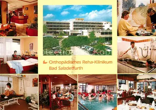 AK / Ansichtskarte Bad Salzdetfurth Salze Klinik Reha Klinikum Rezeption Zimmer Massage Gastraeume Hallebad Moorbad Kat. Bad Salzdetfurth