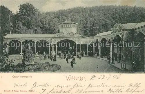 AK / Ansichtskarte Bad Wildungen Georg Victorquelle Kat. Bad Wildungen