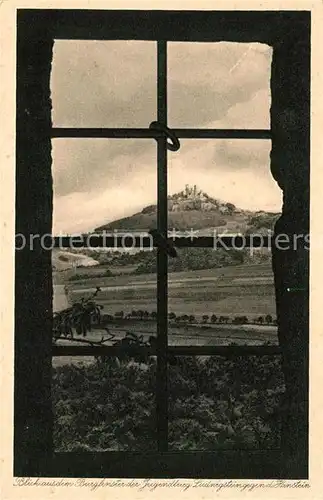 AK / Ansichtskarte Werleshausen Blick aus dem Burgfenser der Jugendburg Ludwigstein gegen den Hanstein Kat. Witzenhausen