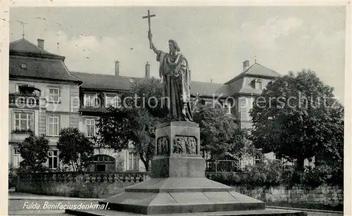 AK / Ansichtskarte Fulda Bonifaciusdenkmal Statue Kat. Fulda