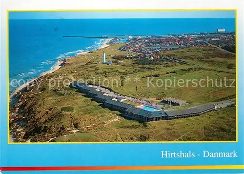 AK / Ansichtskarte Hirtshals Fliegeraufnahme Kat. Hirtshals