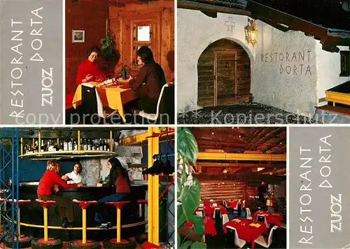 AK / Ansichtskarte Zuoz GR Restaurant Dorta Kat. Zuoz
