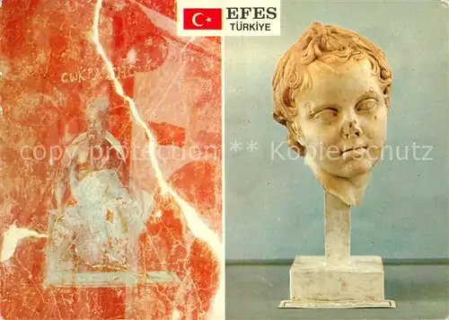 AK / Ansichtskarte Efes Socrates and the head of Eros Kat. Tuerkei