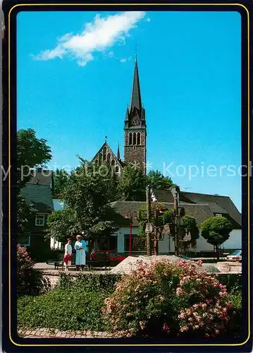 AK / Ansichtskarte Altenhundem Rathausplatz Kirche Kat. Lennestadt