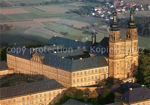AK / Ansichtskarte Banz Bad Staffelstein Kloster Banz Fliegeraufnahme