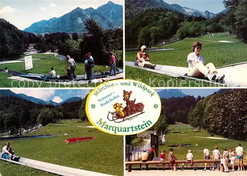 AK / Ansichtskarte Marquartstein Maerchen und Wildpark mit Sommerrodelbahn Kat. Marquartstein