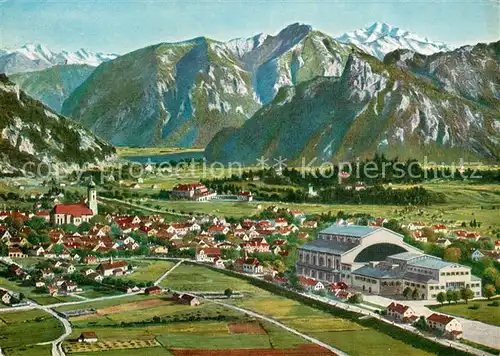 AK / Ansichtskarte Oberammergau Total mit Kofel und Noth Kat. Oberammergau
