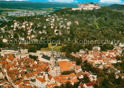 AK / Ansichtskarte Coburg Fliegeraufnahme mit Festung Coburg Kat. Coburg