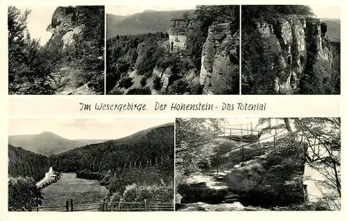 AK / Ansichtskarte Rinteln Hohenstein Wesergebirge Totental Kat. Rinteln