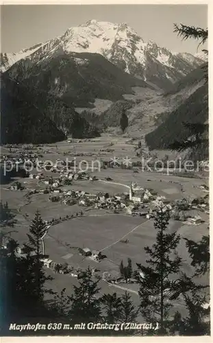 AK / Ansichtskarte Mayrhofen Zillertal Gruenberg Kat. Mayrhofen