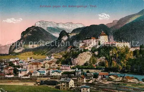 AK / Ansichtskarte Kufstein Tirol Panorama Kaisergebirge Kat. Kufstein