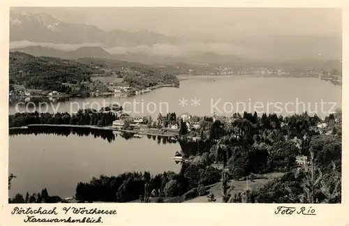 AK / Ansichtskarte Poertschach Woerthersee Karawankenblick Kat. Poertschach Woerther See Kaernten