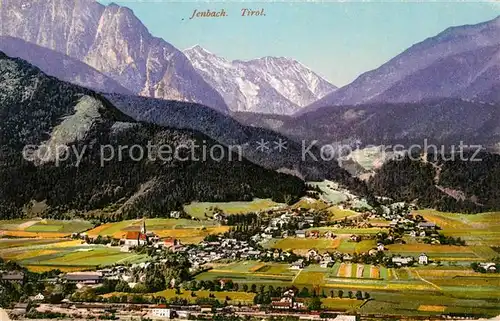 AK / Ansichtskarte Jenbach Tirol Fliegeraufnahme