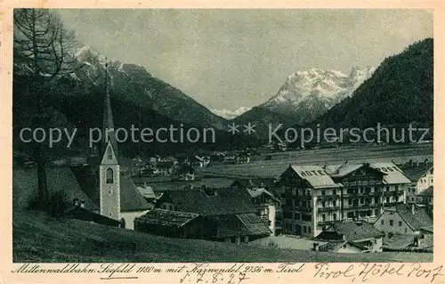 AK / Ansichtskarte Seefeld Tirol Mittenwaldbahn Karwendel  Kat. Seefeld in Tirol