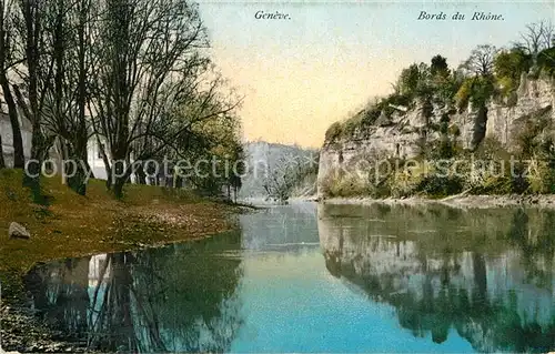 AK / Ansichtskarte Geneve GE Bords du Rhone Kat. Geneve