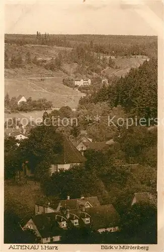 AK / Ansichtskarte Altenau Harz Panorama Blick vom Muehlenberg Kat. Altenau