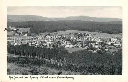 AK / Ansichtskarte Hahnenklee Bockswiese Harz Panorama Blick vom Bocksberg Kat. Goslar