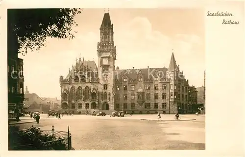 AK / Ansichtskarte Saarbruecken Rathaus Kat. Saarbruecken