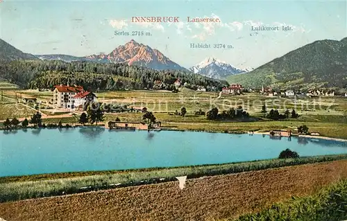 AK / Ansichtskarte Innsbruck Lansersee Panorama Kat. Innsbruck