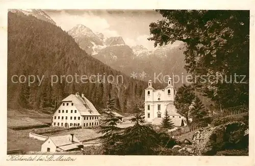 AK / Ansichtskarte St Martin Huettau Wallfahrtskirche Maria Kirchenthal Kat. Huettau