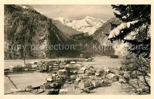 AK / Ansichtskarte Mallnitz Kaernten Geiselkopf Panorama Winter