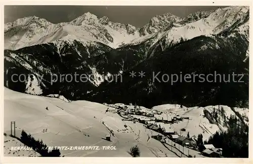 AK / Ansichtskarte Serfaus Tirol Zirmesspitz Winter Kat. Serfaus