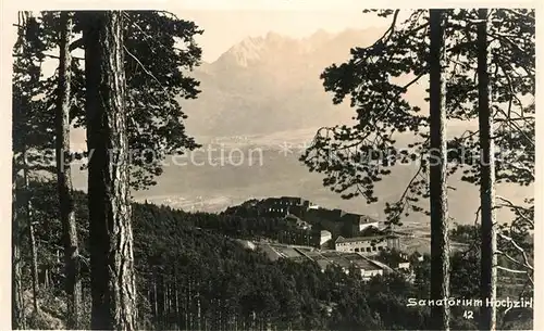 AK / Ansichtskarte Hochzirl Zirl Sanatorium Kat. Zirl