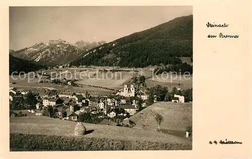 AK / Ansichtskarte Steinach Brenner Tirol Panorama Kat. Steinach am Brenner