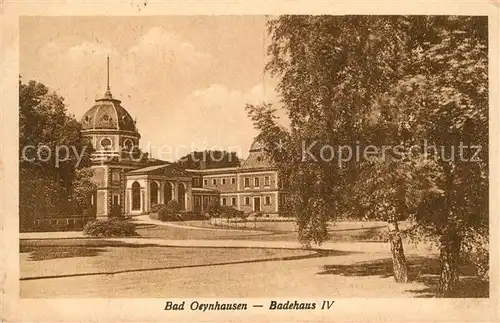 AK / Ansichtskarte Bad Oeynhausen Badehaus Kat. Bad Oeynhausen