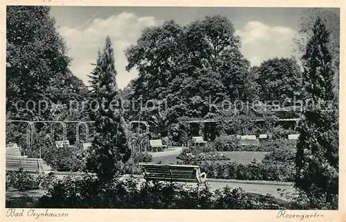 AK / Ansichtskarte Bad Oeynhausen Rosengarten Kat. Bad Oeynhausen