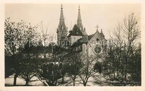 AK / Ansichtskarte Neuchatel NE La Collegiale Kat. Neuchatel