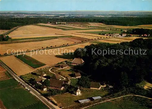 AK / Ansichtskarte Ehestorf Harburg Freilichtmuseum am Kiekeberg Fliegeraufnahme Kat. Rosengarten