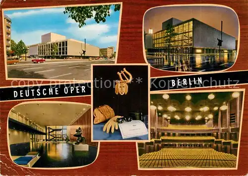 AK / Ansichtskarte Berlin Deutsche Oper Details Kat. Berlin