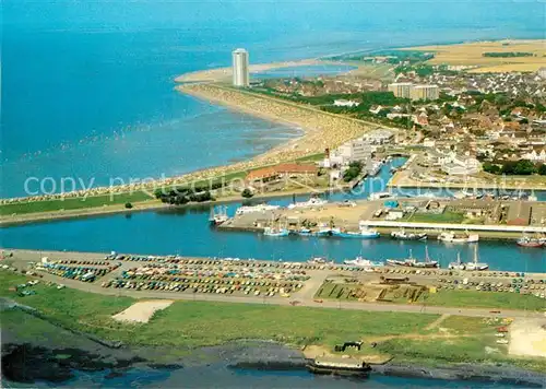 AK / Ansichtskarte Buesum Nordseebad Fliegeraufnahme Kat. Buesum