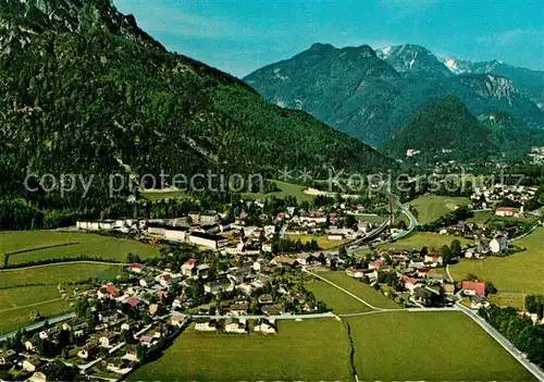 AK / Ansichtskarte Bayerisch Gmain Fliegeraufnahme mit Muellnerhorn und Ristfeuchthorn Kat. Bayerisch Gmain