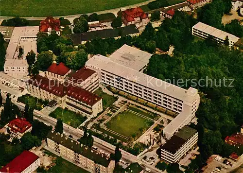 AK / Ansichtskarte Muenchen Krankenhaus der Barmherzigen Brueder Fliegeraufnahme Kat. Muenchen