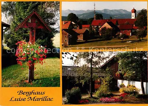 AK / Ansichtskarte Scheffau Scheidegg Berghaus Luise Marillac Wegkreuz Kat. Scheidegg