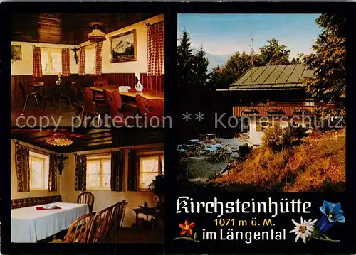 AK / Ansichtskarte Bad Toelz Kirchsteinhuette im Laengental Kat. Bad Toelz